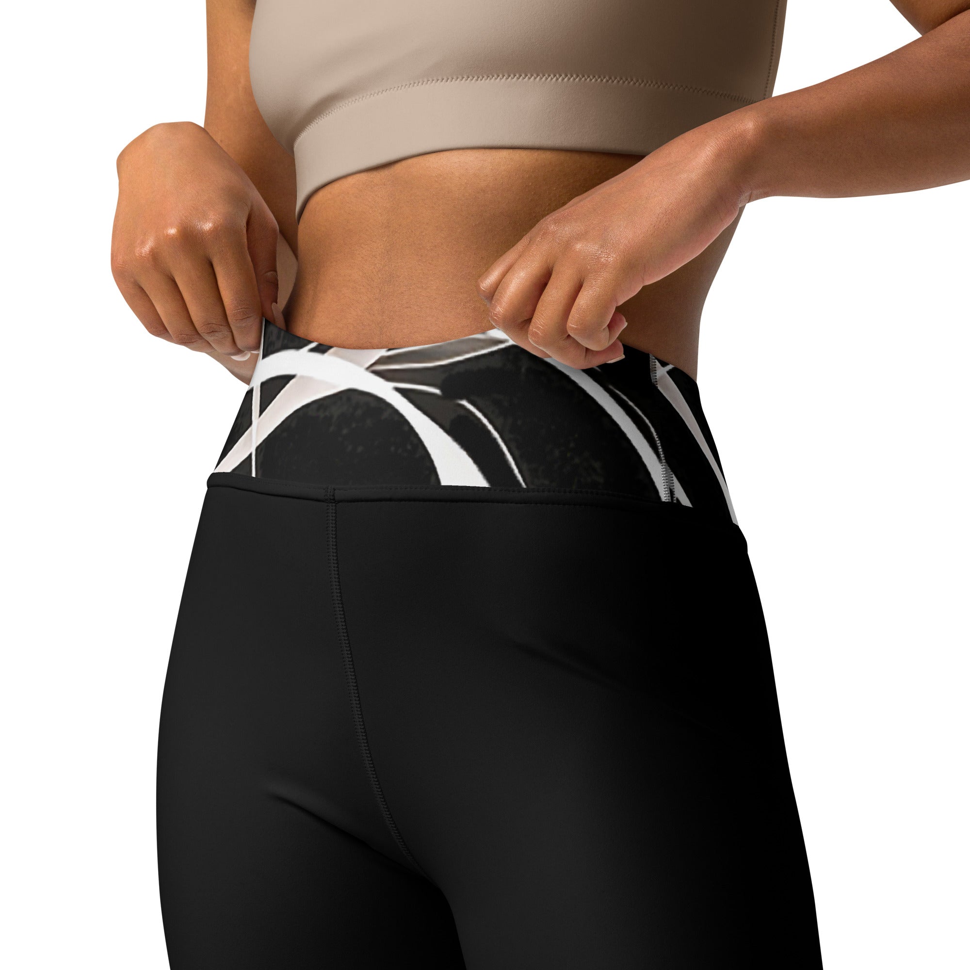 Unique Look Leggings. Gym or Yoga Pants. Abstract Modern Art Streetwear by WickedYo.